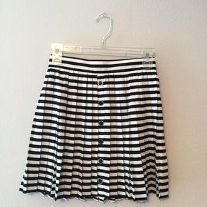 2 for $8/Pleated Black/White Skirt - Candie's